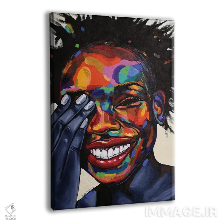 تابلو دکوراتیو سفرهای من II اثر دامولا آیگبایو - نمای پرسپکتیو محصول