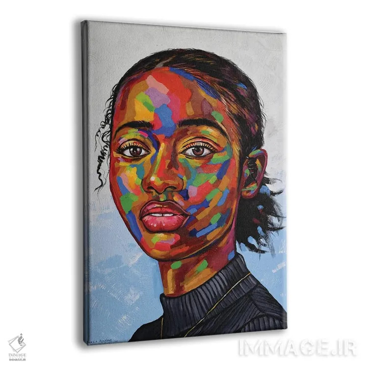 تابلو دکوراتیو نگاهی فراتر II اثر دامولا آیگبایو - نمای پرسپکتیو محصول