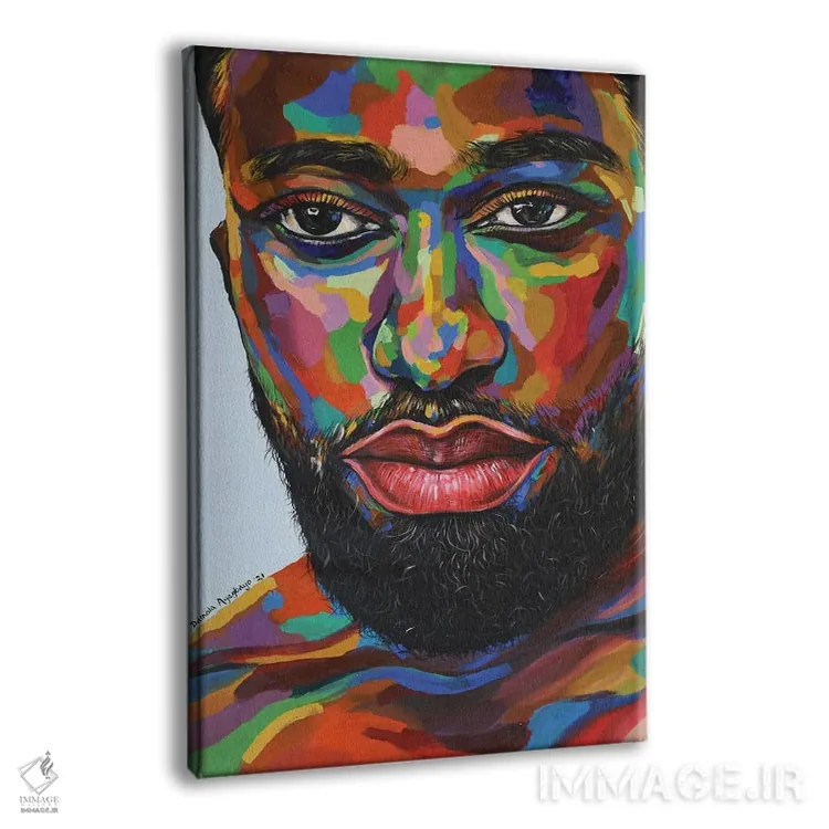 تابلو دکوراتیو حالت ذهنی IV اثر دامولا آیگبایو - نمای پرسپکتیو محصول