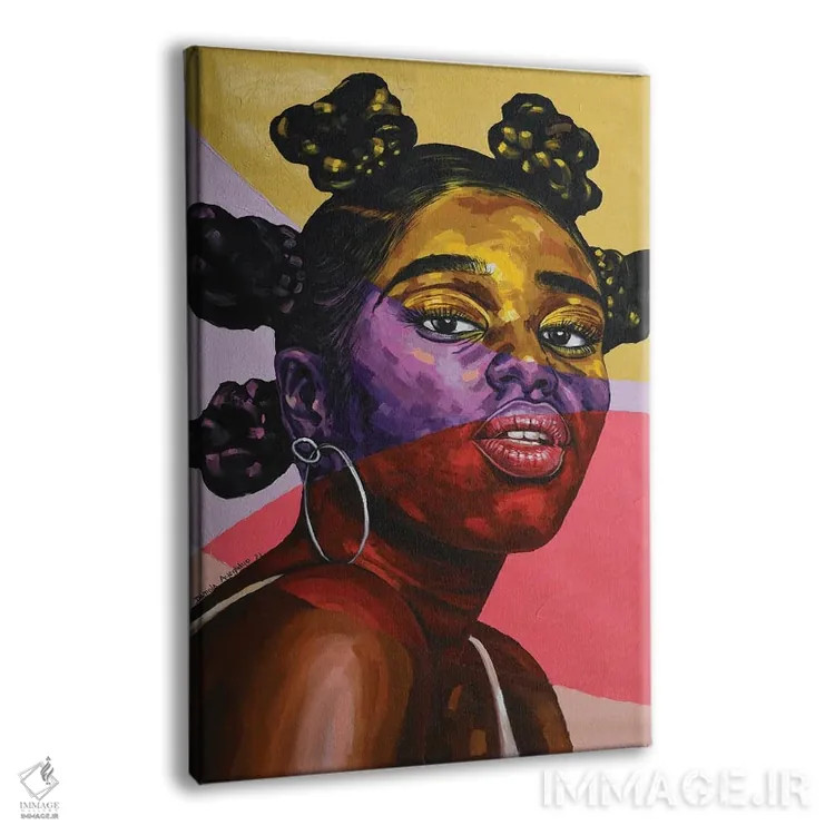 تابلو دکوراتیو سوی دیگر IV اثر دامولا آیگبایو - نمای پرسپکتیو محصول