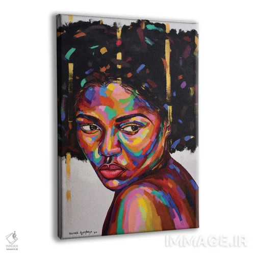 تابلو دکوراتیو هدف از وجود VIII اثر دامولا آیگبایو - نمای پرسپکتیو محصول