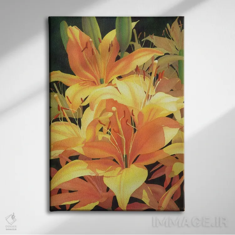 تابلو دکوراتیو لب مطلب اثر دیانا میلر-پیرس - نمای روبهرو روی دیوار