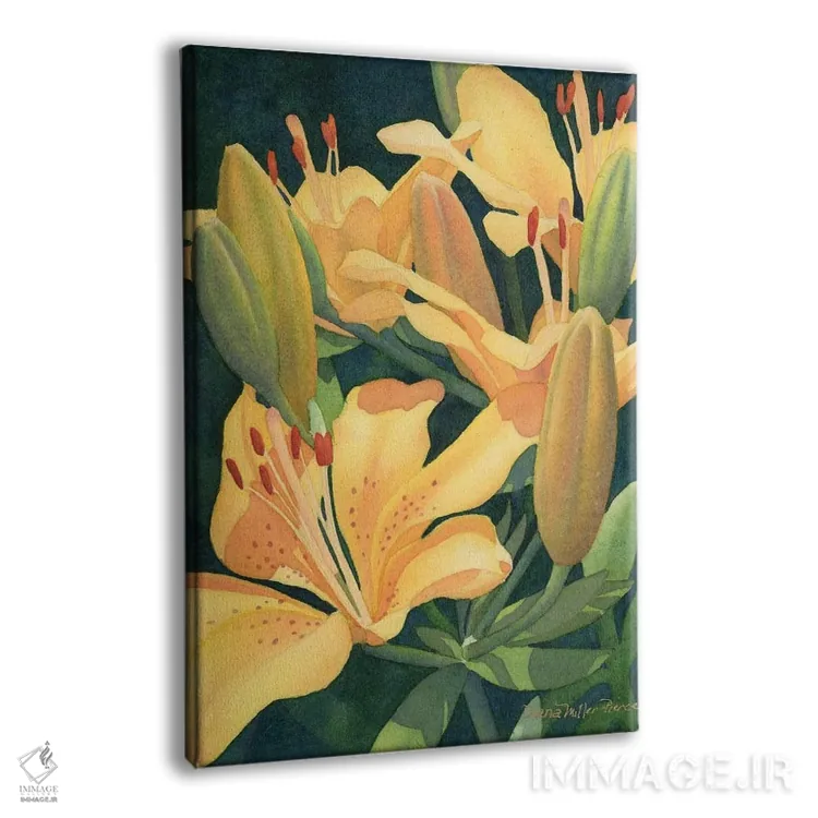 تابلو دکوراتیو اندکی کهربا اثر دیانا میلر-پیرس - نمای پرسپکتیو محصول