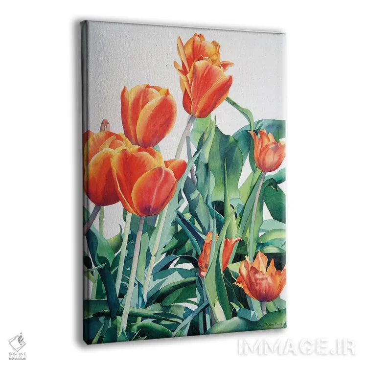 تابلو دکوراتیو این لاله های دیوانه چه؟ اثر دیانا میلر-پیرس - نمای پرسپکتیو محصول