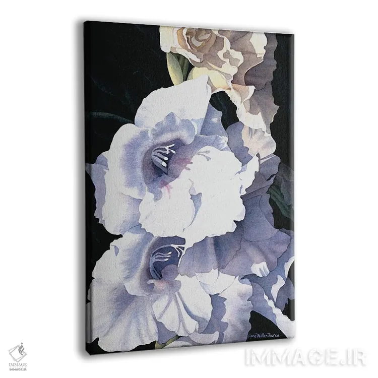 تابلو دکوراتیو حلقه ها و لوله ها اثر دیانا میلر-پیرس - نمای پرسپکتیو محصول