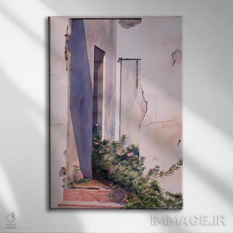 تابلو دکوراتیو نور صبحگاهی کارائیب اثر دیانا میلر-پیرس - نمای روبهرو روی دیوار