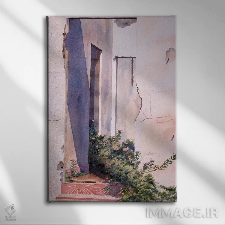 تابلو دکوراتیو نور صبحگاهی کارائیب اثر دیانا میلر-پیرس - نمای روبهرو روی دیوار