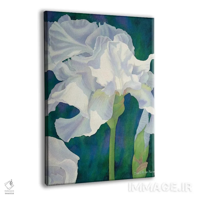 تابلو دکوراتیو بهار زودگذر - گل زنبق اثر دیانا میلر-پیرس - نمای پرسپکتیو محصول