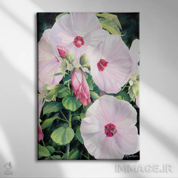 تابلو دکوراتیو آبشار اثر دیانا میلر-پیرس - نمای روبهرو روی دیوار