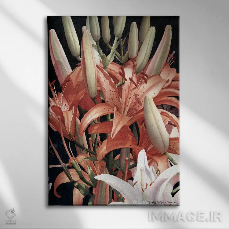 تابلو دکوراتیو تاج افتخار اثر دیانا میلر-پیرس - نمای روبهرو روی دیوار