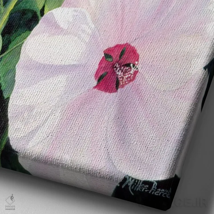 تابلو دکوراتیو آبشار اثر دیانا میلر-پیرس - نمای نزدیک بافت بوم