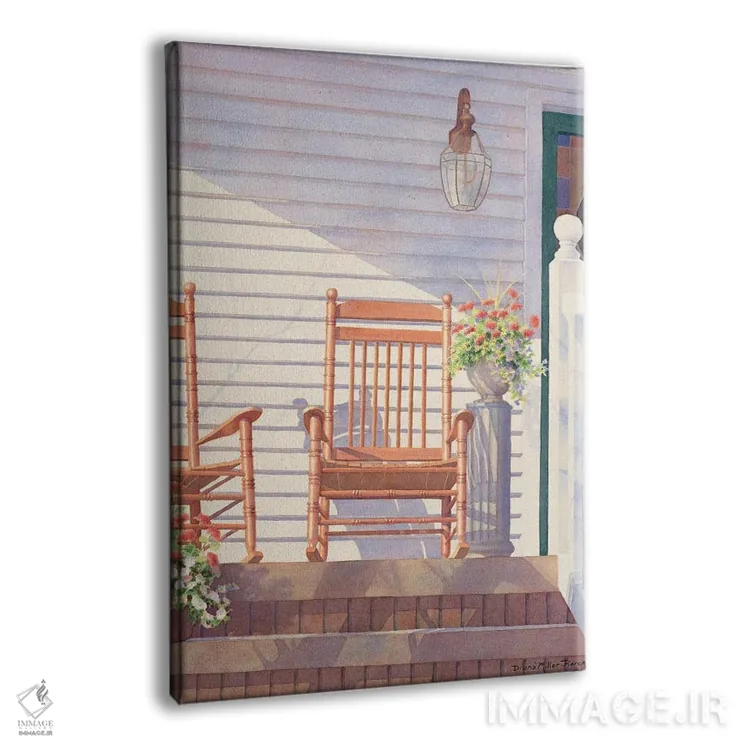 تابلو دکوراتیو دوران ساده تر - ایوان جلو اثر دیانا میلر-پیرس - نمای پرسپکتیو محصول