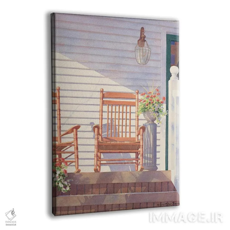 تابلو دکوراتیو دوران ساده تر - ایوان جلو اثر دیانا میلر-پیرس - نمای پرسپکتیو محصول