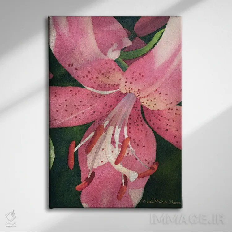 تابلو دکوراتیو فقط یک ببر اثر دیانا میلر-پیرس - نمای روبهرو روی دیوار