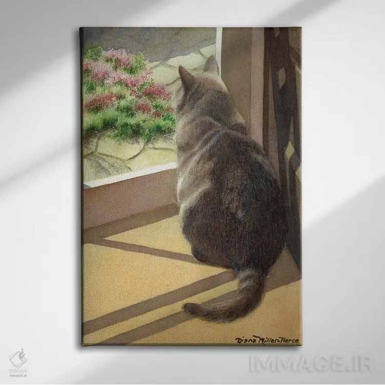 تابلو دکوراتیو اشتیاق اثر دیانا میلر-پیرس - نمای روبهرو روی دیوار