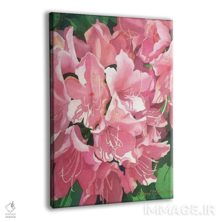 تابلو دکوراتیو مراسم صورتی اثر دیانا میلر-پیرس - نمای پرسپکتیو محصول