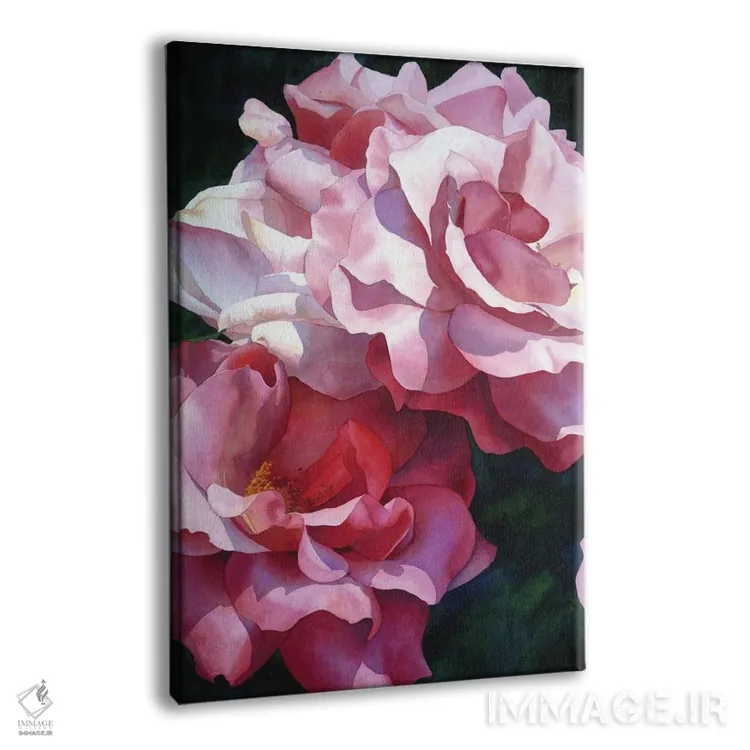 تابلو دکوراتیو رزها قرمز هستند اثر دیانا میلر-پیرس - نمای پرسپکتیو محصول