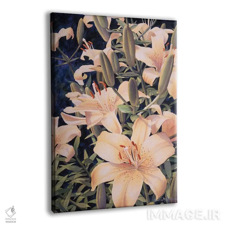 تابلو دکوراتیو سایه های کهربا اثر دیانا میلر-پیرس - نمای پرسپکتیو محصول