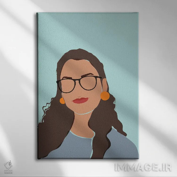 تابلو دکوراتیو دیدگاه اثر دومونیک براون - نمای روبهرو روی دیوار