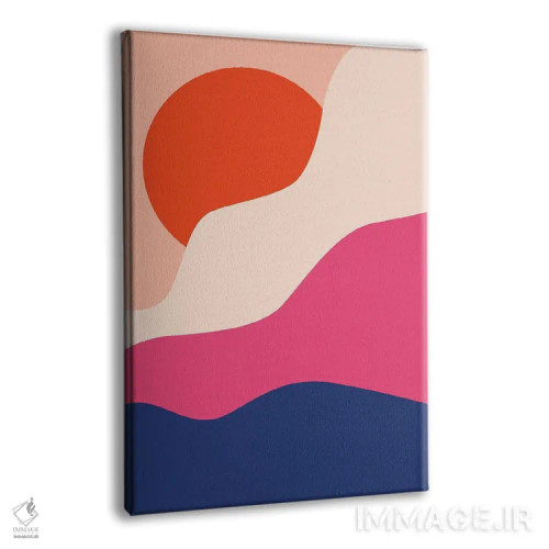 تابلو مدرن سلام اثر دومونیک براون - نمای پرسپکتیو محصول