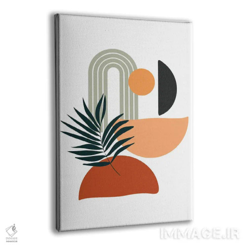 تابلو مینیمال بدون غم اثر دومونیک براون - نمای پرسپکتیو محصول