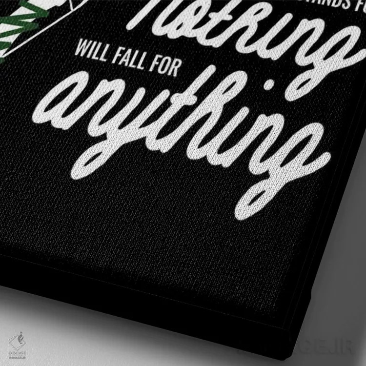 تابلو دکوراتیو مالکوم ایکس اثر دومونیک براون - نمای نزدیک بافت بوم