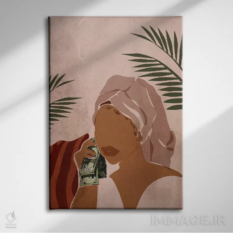 تابلو دکوراتیو صبح به خیر اثر دومونیک براون - نمای روبهرو روی دیوار