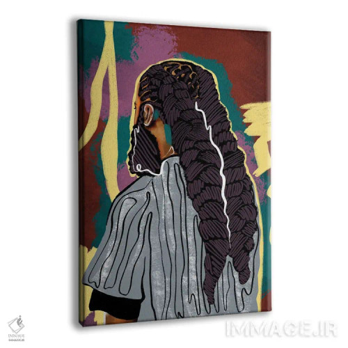 تابلو دکوراتیو لاک های جذاب اثر دومونیک براون - نمای پرسپکتیو محصول