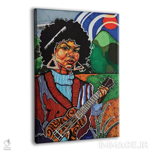 تابلو مدرن اجرای انفرادی جو اثر دومونیک براون - نمای پرسپکتیو محصول