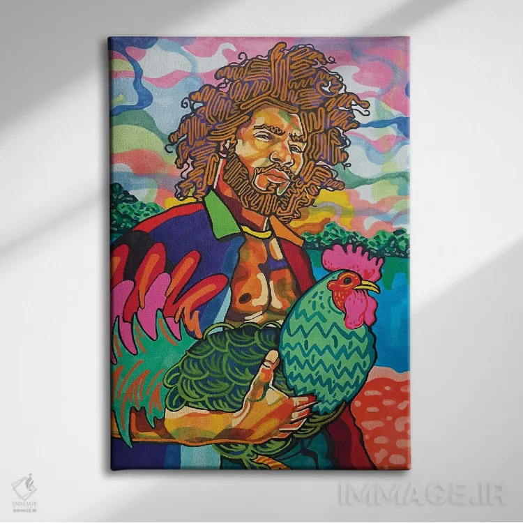 تابلو دکوراتیو فابیو اثر دومونیک براون - نمای روبهرو روی دیوار