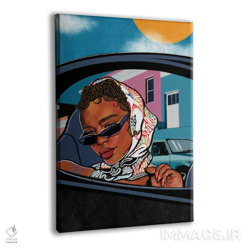 تابلو دکوراتیو لس آنجلس کلاسیک اثر دومونیک براون - نمای پرسپکتیو محصول