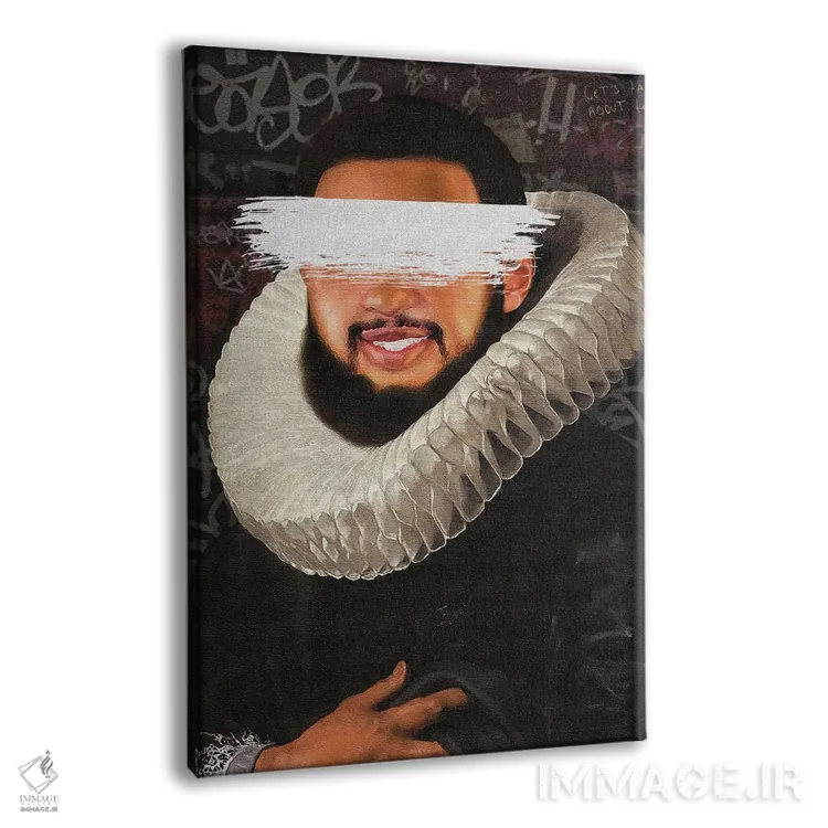 تابلو دکوراتیو مرد رنسانس اثر دومونیک براون - نمای پرسپکتیو محصول