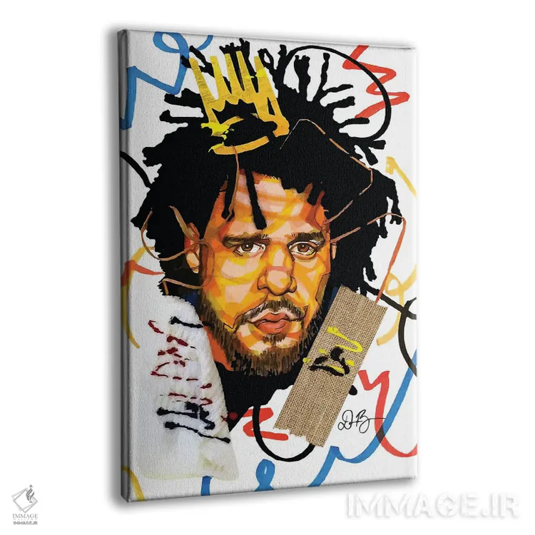 تابلو دکوراتیو جی کول اثر دومونیک براون - نمای پرسپکتیو محصول