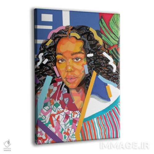 تابلو دکوراتیو لورا اثر دومونیک براون - نمای پرسپکتیو محصول