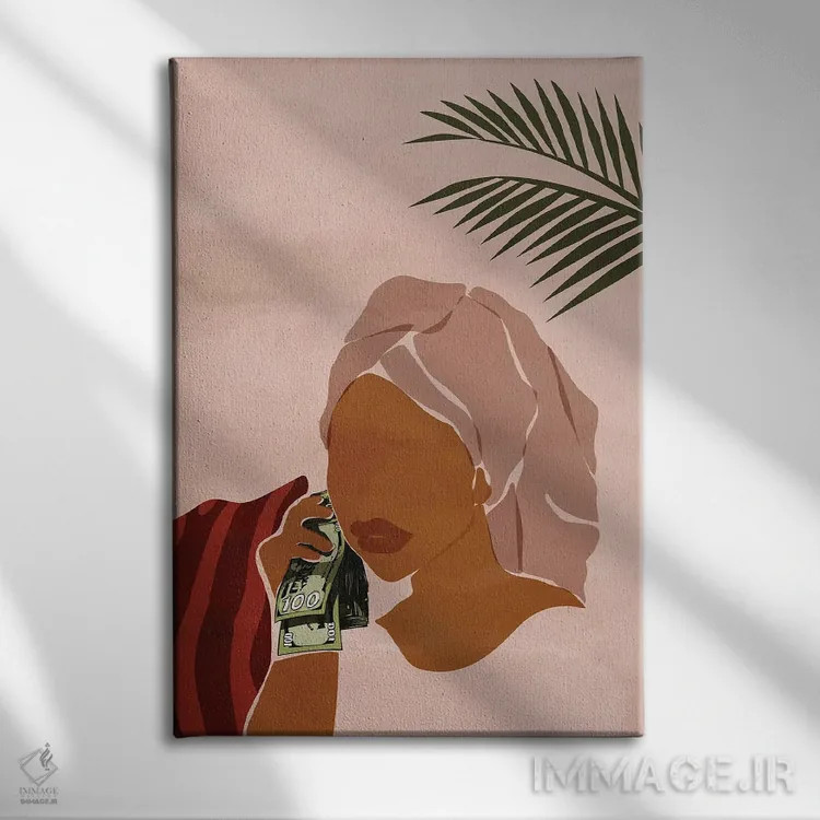 تابلو دکوراتیو صبح بخیر اثر دومونیک براون - نمای روبهرو روی دیوار