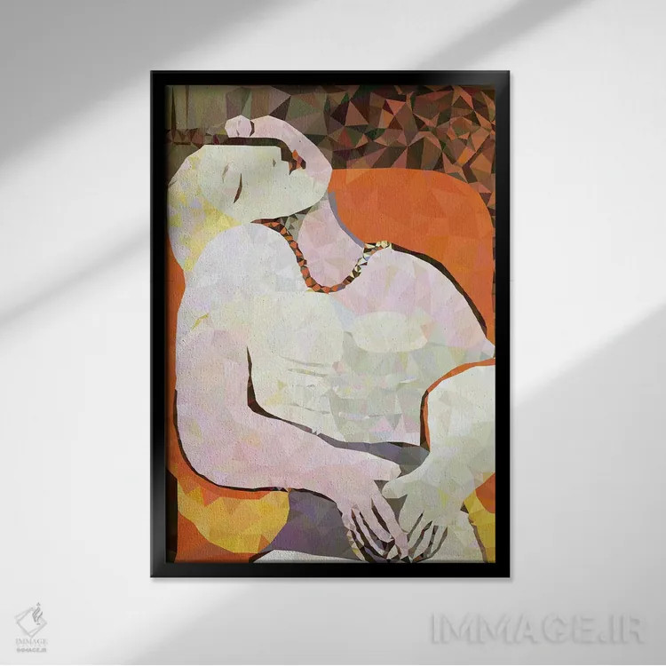 تابلو دکوراتیو رویا اثر فایو بای فایو کالکتیو - نمای قابدار مشکی