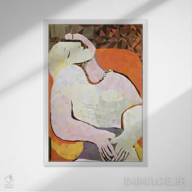 تابلو دکوراتیو رویا اثر فایو بای فایو کالکتیو - نمای قابدار سفید