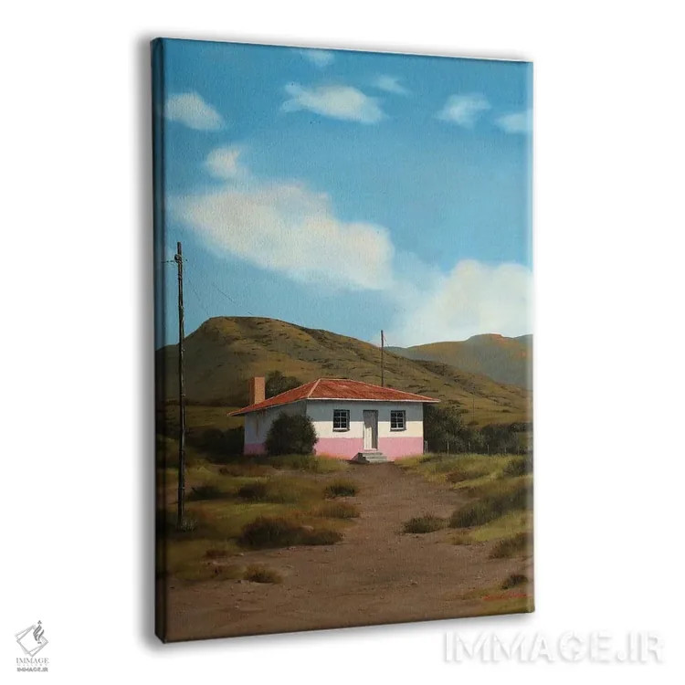 تابلو دکوراتیو سکوت نیمروز اثر دانا مک کلار - نمای پرسپکتیو محصول