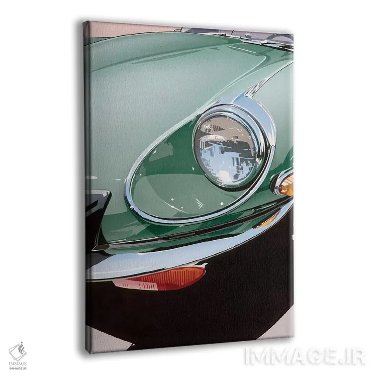 تابلو دکوراتیو چراغ جلو اثر دنیس موکای - نمای پرسپکتیو محصول