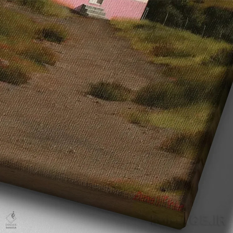 تابلو دکوراتیو سکوت نیمروز اثر دانا مک کلار - نمای نزدیک بافت بوم