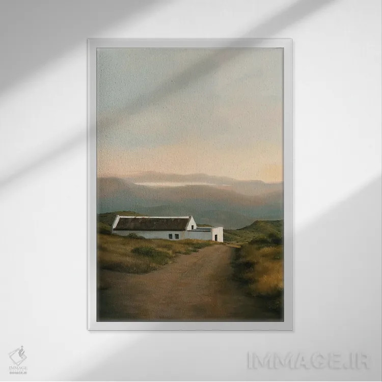 تابلو دکوراتیو عصر لادیسمیت اثر دانا مک کلار - نمای قابدار سفید