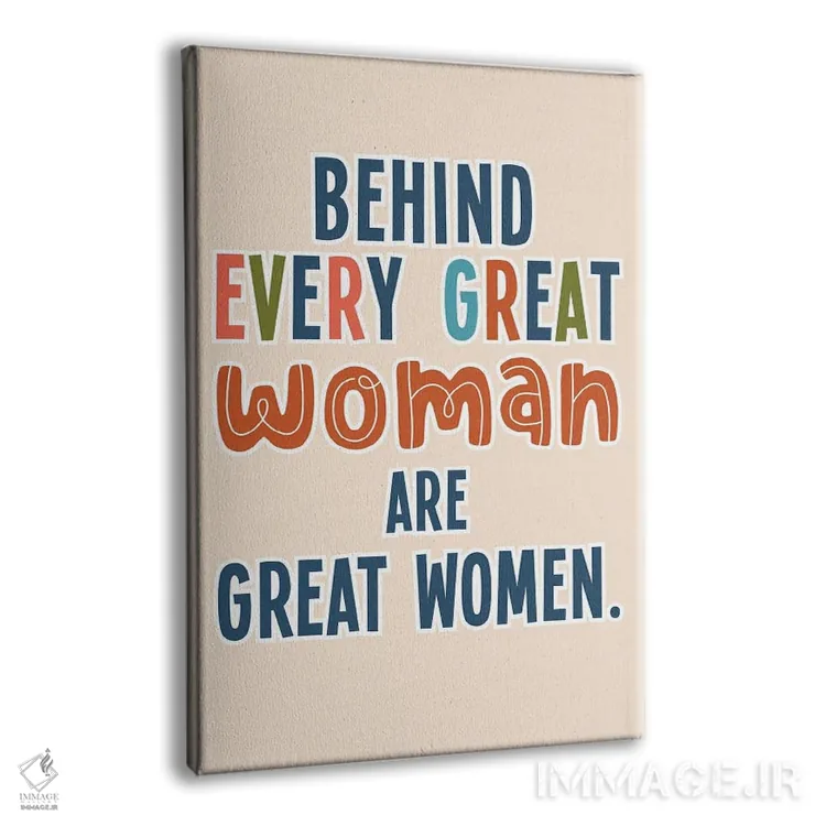 تابلو دکوراتیو زن بزرگ اثر دلورس ناسکرنت - نمای پرسپکتیو محصول