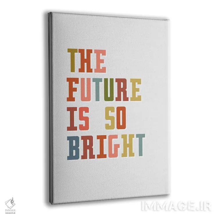 تابلو دکوراتیو آینده روشن است اثر دلورس ناسکرنت - نمای پرسپکتیو محصول