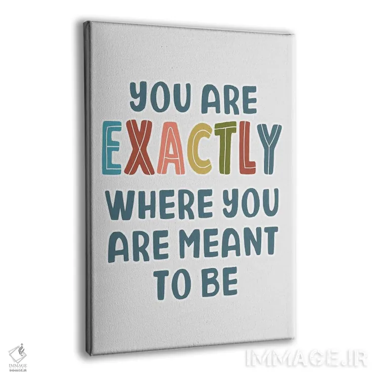 تابلو دکوراتیو قدر مقدر شده اثر دلورس ناسکرنت - نمای پرسپکتیو محصول