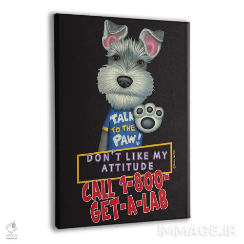 تابلو دکوراتیو شنوزر: یک لابرادور بگیر! اثر دنی گوردون - نمای پرسپکتیو محصول