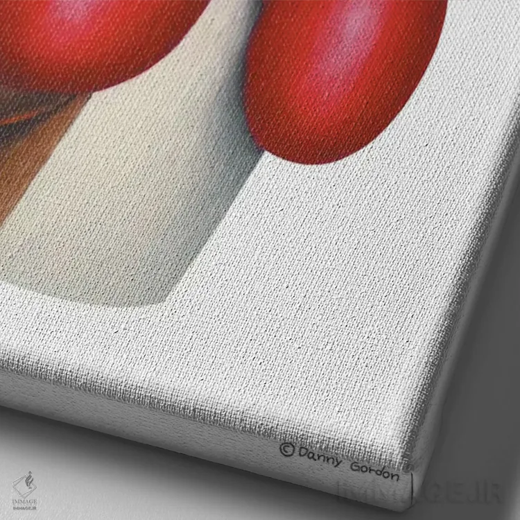 تابلو دکوراتیو باکسر بوکسور اثر دنی گوردون - نمای نزدیک بافت بوم