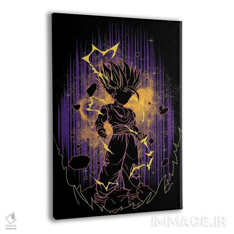 تابلو دکوراتیو سایه پسر اثر دانی آرت - نمای پرسپکتیو محصول