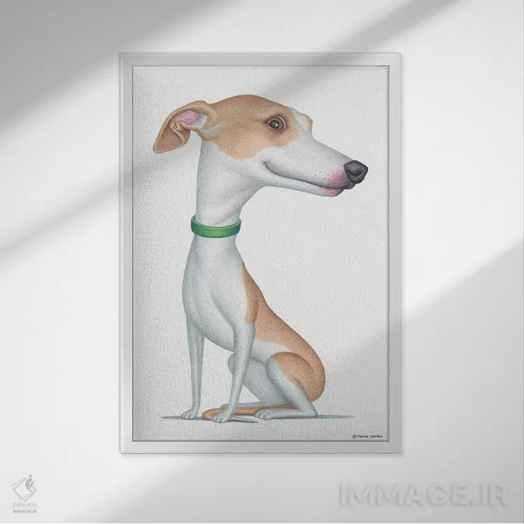 تابلو دکوراتیو ویپت اثر دنی گوردون - نمای قابدار سفید