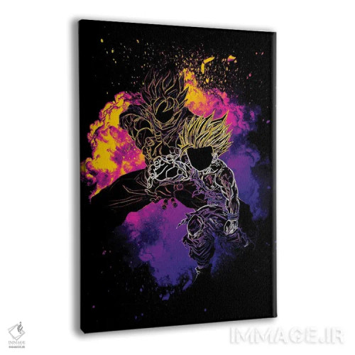 تابلو دکوراتیو روح پدر و پسر اثر دانی آرت - نمای پرسپکتیو محصول