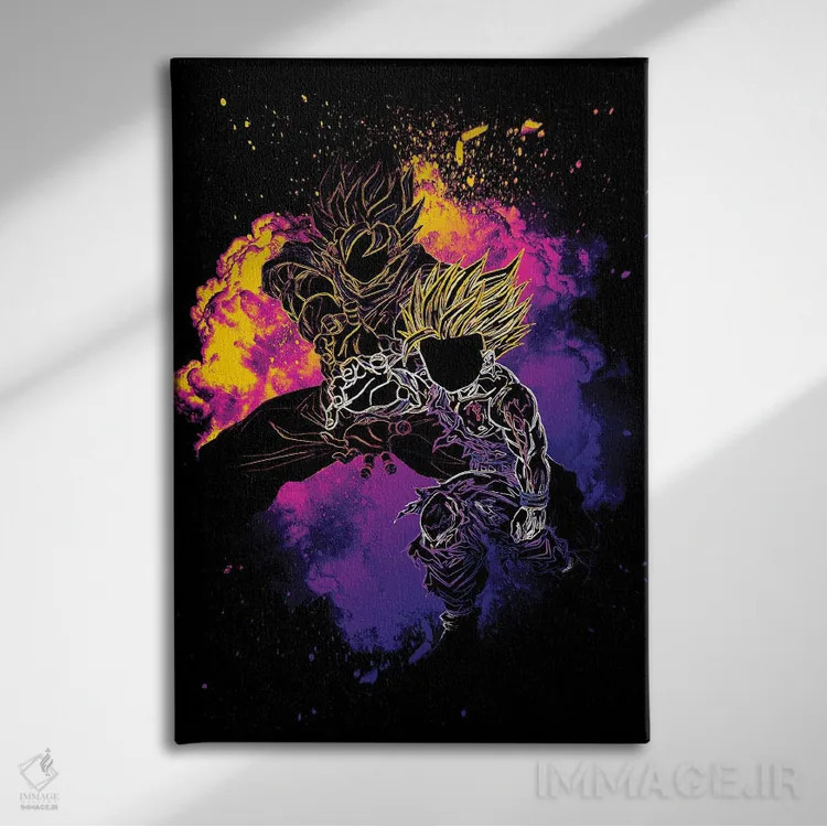 تابلو دکوراتیو روح پدر و پسر اثر دانی آرت - نمای روبهرو روی دیوار